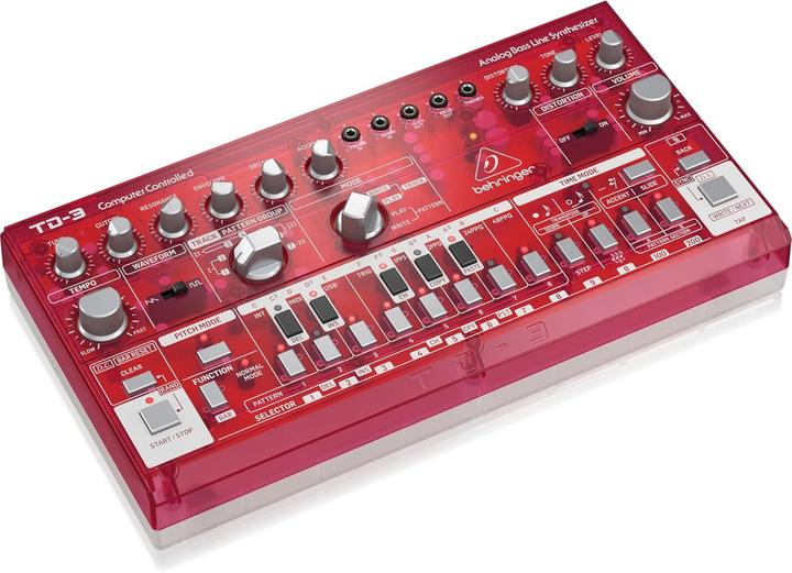 Image du produit Behringer TD-3-SB Syntezator linii basowej czerwony przeźroczysty