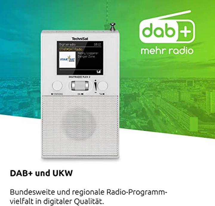 Produktbild TechniSat DigitRadio Flex 2 (DAB+, FM, Bluetooth)
