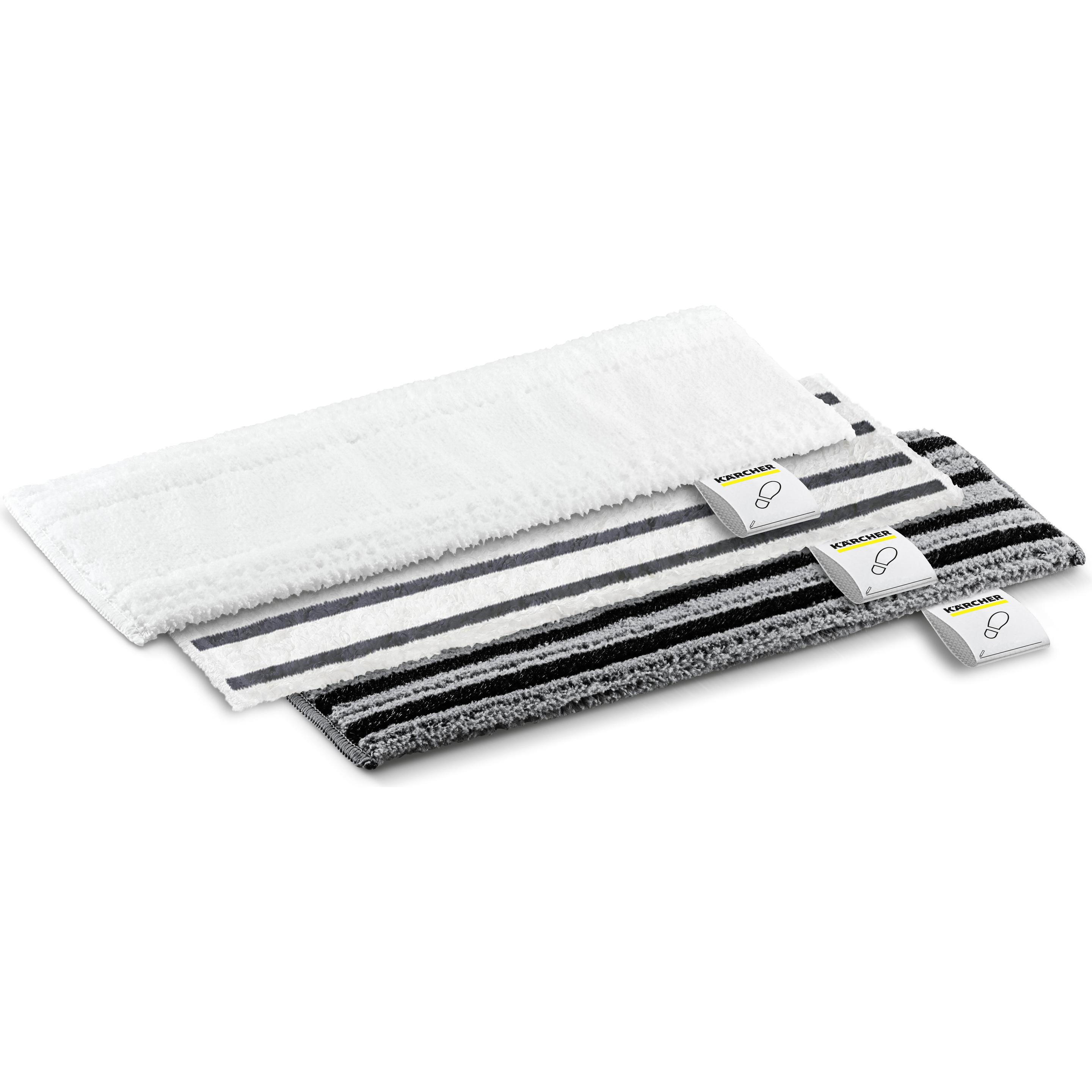Kärcher Bodentuchset, Dampfreiniger Zubehör, Weiss, Grau