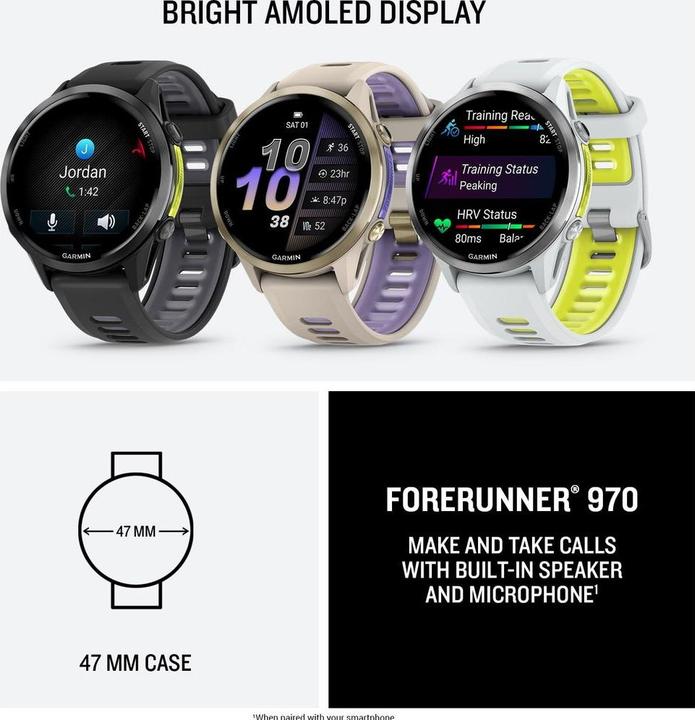 Immagine prodotto Garmin Forerunner 970 (47 mm)