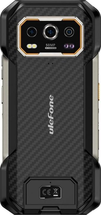 Productafbeelding Ulefone Smartphone Armor 27 4G LTE 12GB/256GB (schwarz) ohne Ladegerät (256 GB, Zwart, 6.78", Dubbele SIM, 4G)
