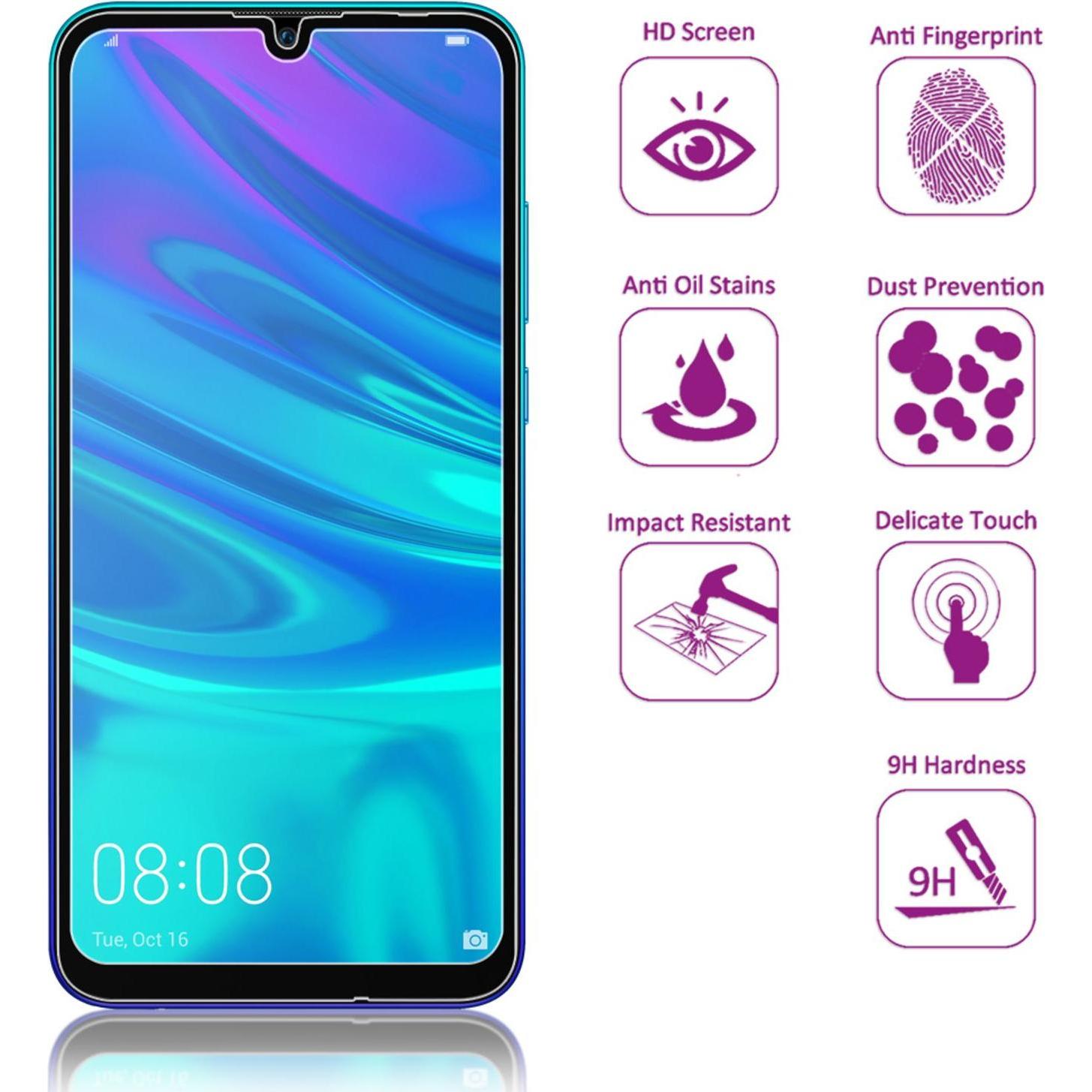 Thumbnail - Nalia Schutzglas (2 Stück, Huawei P Smart (2019)), Smartphone Schutzfolie, Transparent