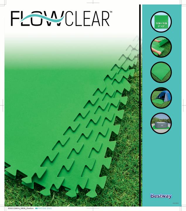 Actual product image Bestway Pool floor protection tiles