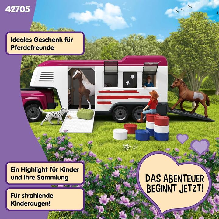 Actual product image Schleich Lakeside Truck mit Anhänger