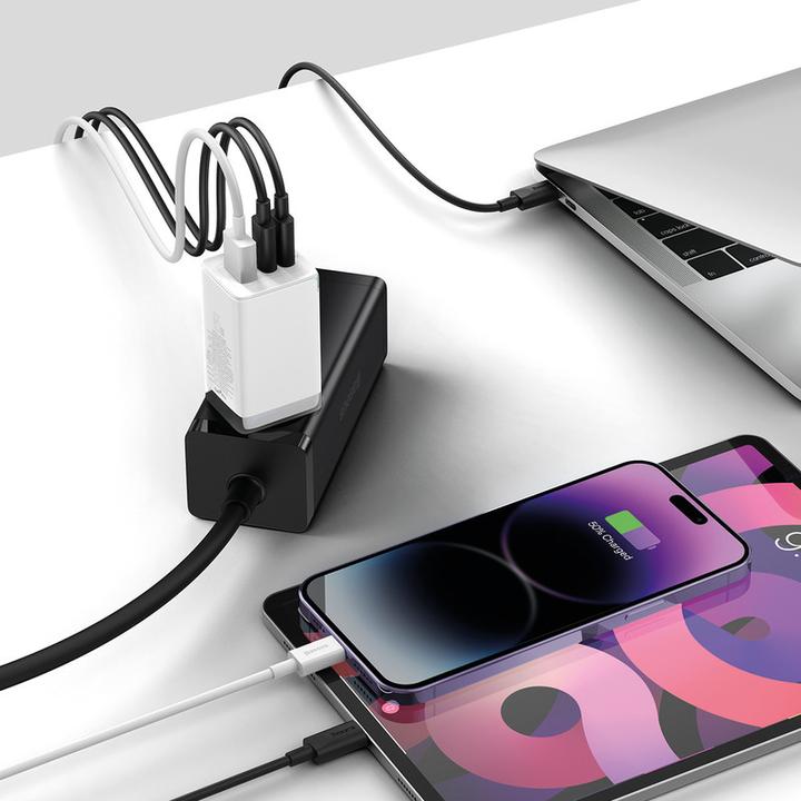 Immagine prodotto Baseus Caricabatterie veloce GaN5 Pro Dual USB-C e USB-A (65 W)