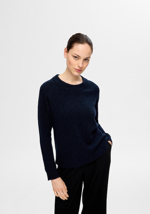Produktbild Selected Femme Rundhalsausschnitt Woll Pullover (M)