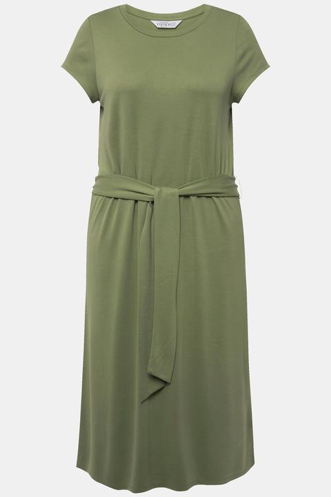 Produktbild Studio Untold Midikleid, A-Line, Jersey, Rundhals, Halbarm (54)