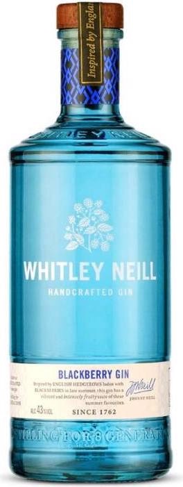 Image du produit Whitley Neill Blackberry (mûre) Dry Gin (1 x 70 cl)