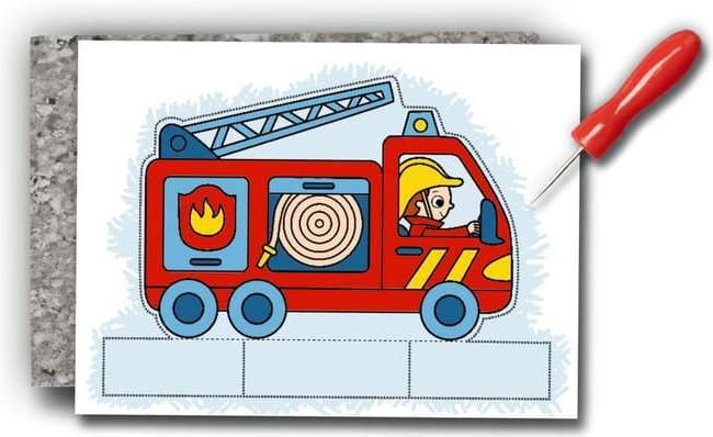 Actual product image Mein Prickel-Starterset: Fahrzeuge (German, Anita Angels, 2024)