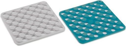 Joseph Joseph Silikonuntersetzer 2 Stk. Opal/Stein, DUO (2x, Pan onderzetter)