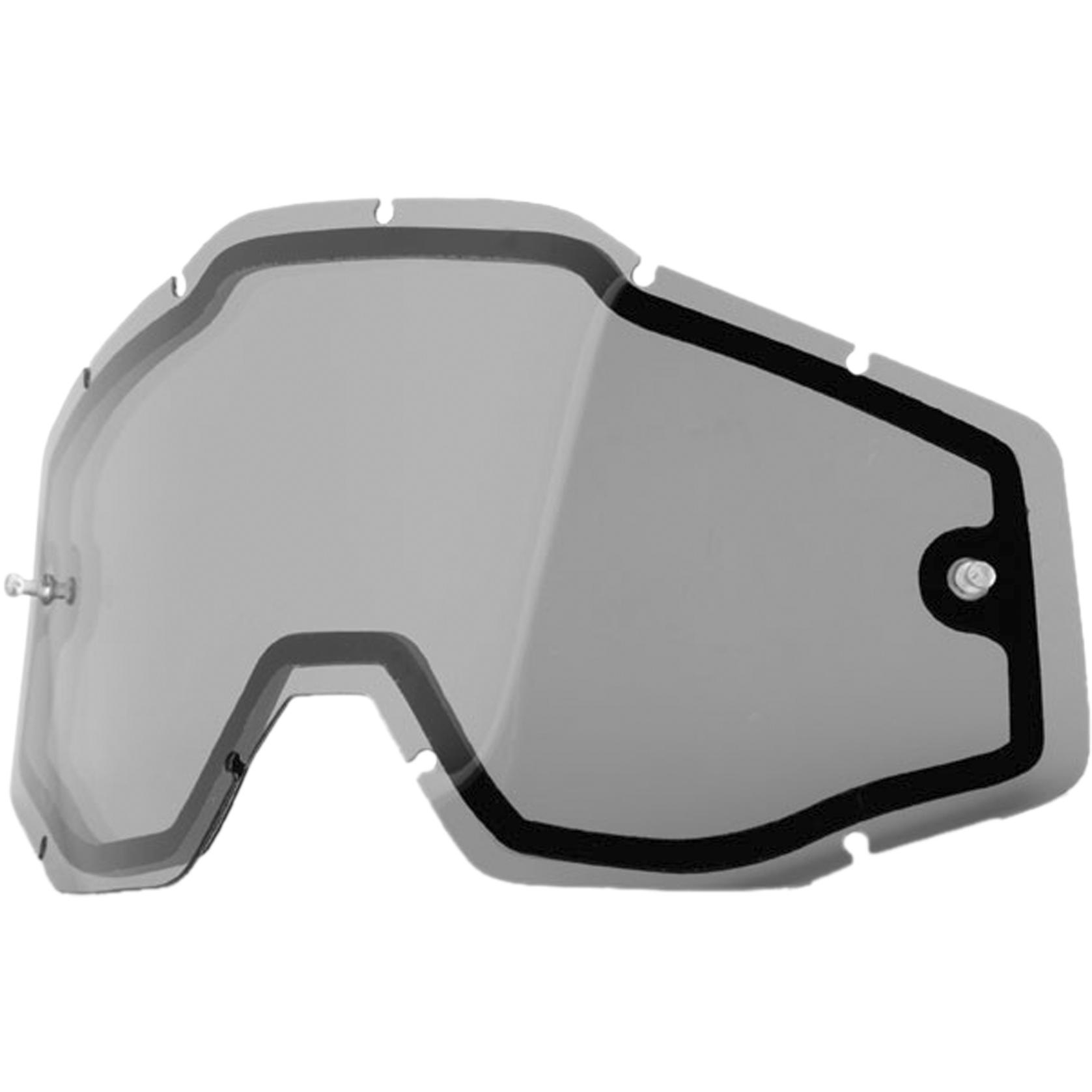 100%, Motorradhelm Zubehör, getönt SONIC BUMPS DUAL mit Mudflap, für Accuri FORECAST Brillen