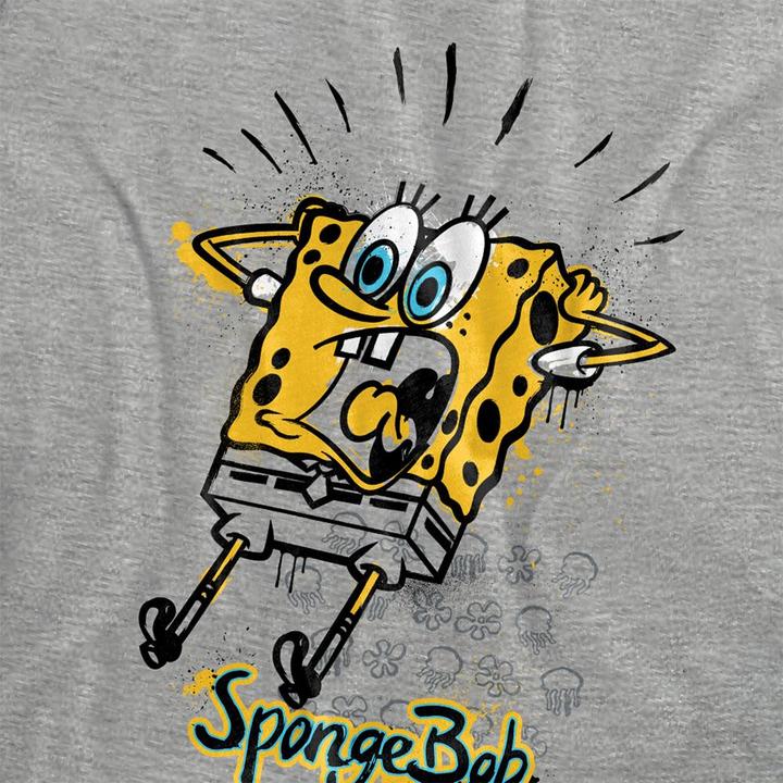 Produktbild Spongebob Squarepants Shocking! TShirt meliert (XXL)