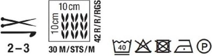 Actual product image Rico Design Wool Bamboo Uni for socks 100 g, medium grey (420 m)