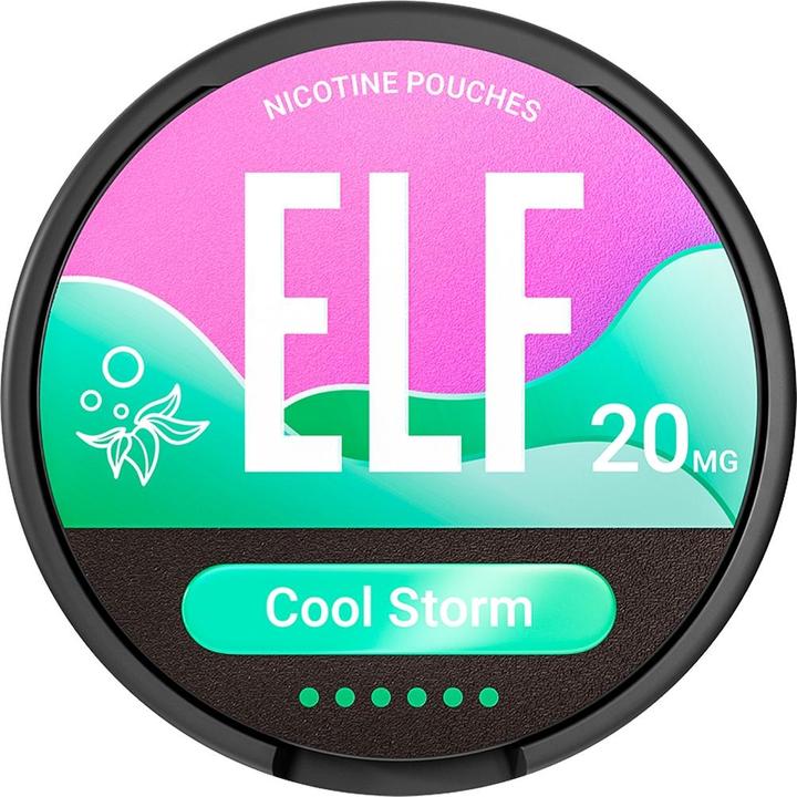 Elfbar ELF Snus Cool Storm 20mg (Nicotine Pouches, 20 mg)