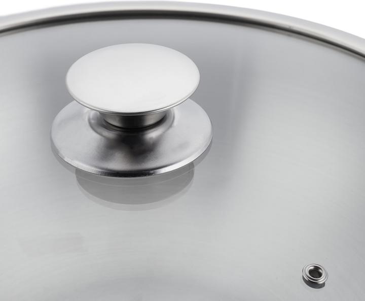 Produktbild Relaxdays Wok (Edelstahl, 30.50 x 16 cm)