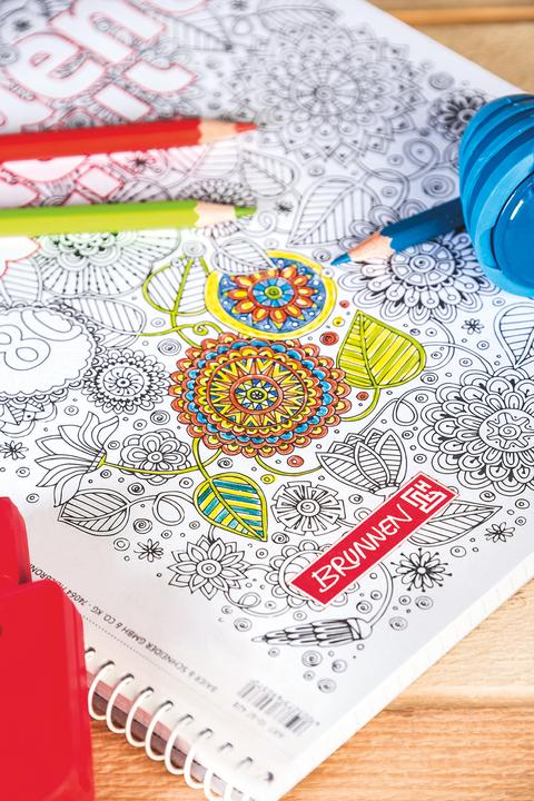 Actual product image Brunnen ZENart college notepad (A4, Checked)