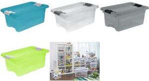 Actual product image keeeper cornelia" storage box, 4 litres, crystal-grey (4 l)