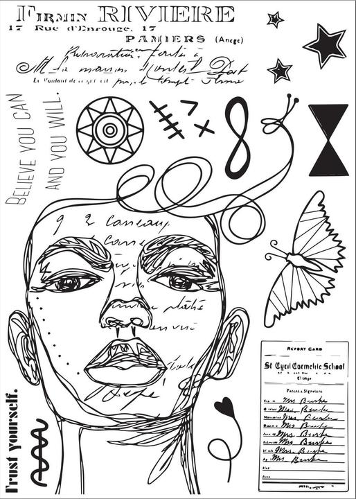 Immagine prodotto Sizzix Studio Stamps Set 13Pezzi / 3Pezzi - "Possibilitarian" by Cat Kerr