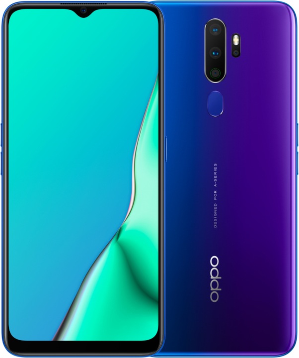 Produktbild OPPO A9 (2020) (128 GB, Space Purple, 6.50", Dual SIM + SD, 48 Mpx, 4G)