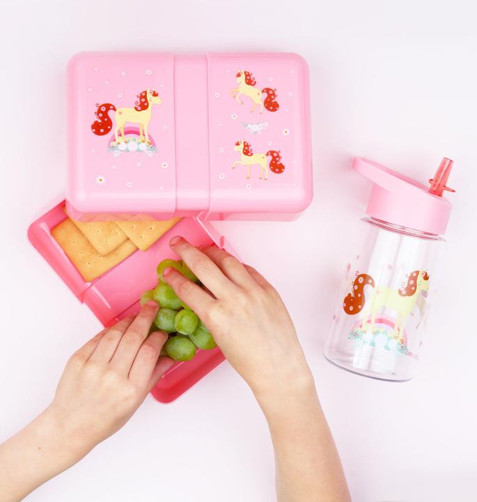 Actual product image A Little Lovely Company Lunch Box Horse SBLHPI11 pink 18x6x12cm