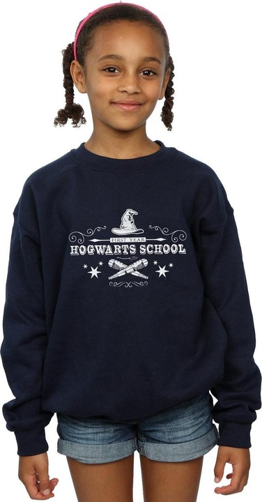 Actual product image Girls Hogwarts First Year Sweatshirt (128)