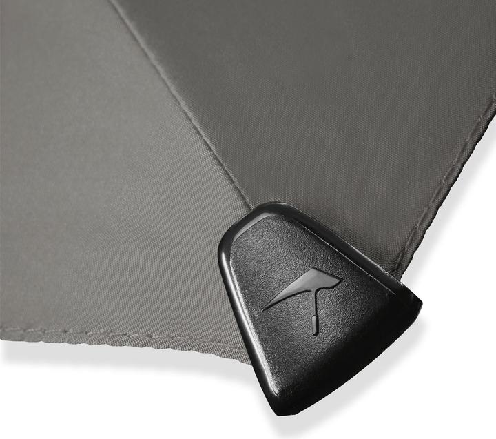 Actual product image Senz Mini Foldable Storm Regenschirm, Silky Grau