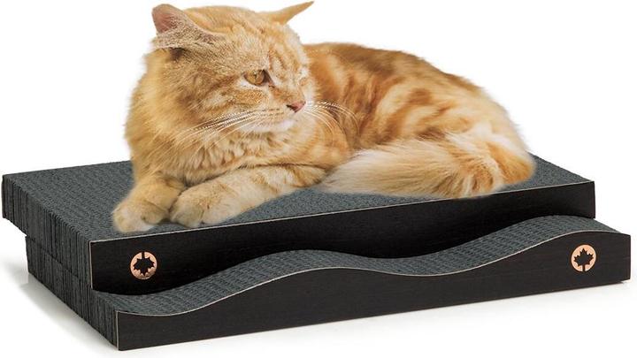 CanadianCat Scratching block, black (7 cm, Black)