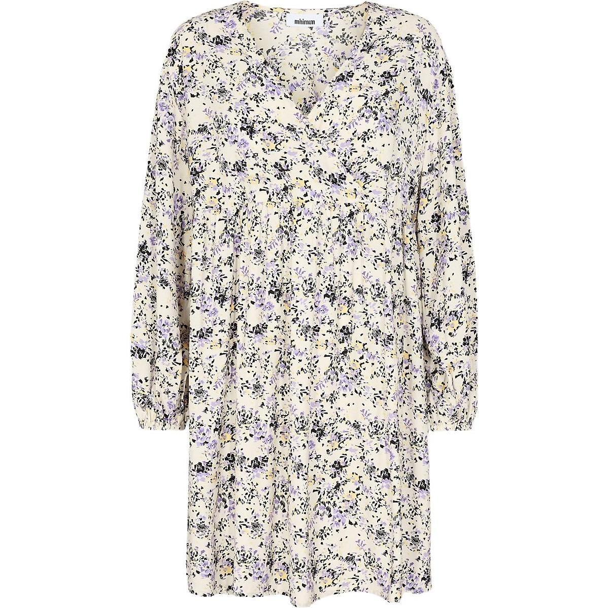 Minimum, Damen, Kleider, kleid damen modiva 9744, Mehrfarbig, (38)