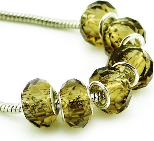 Produktbild Hermex Bead versilbert 925 - Silbrig mokka (Acrylglas, Silber 925)