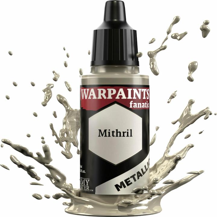 Produktbild The Army Painter Metallic-Farbe Warpaints Fanatic Metallic: Mithril 18 ml (Mithril, 18 ml)