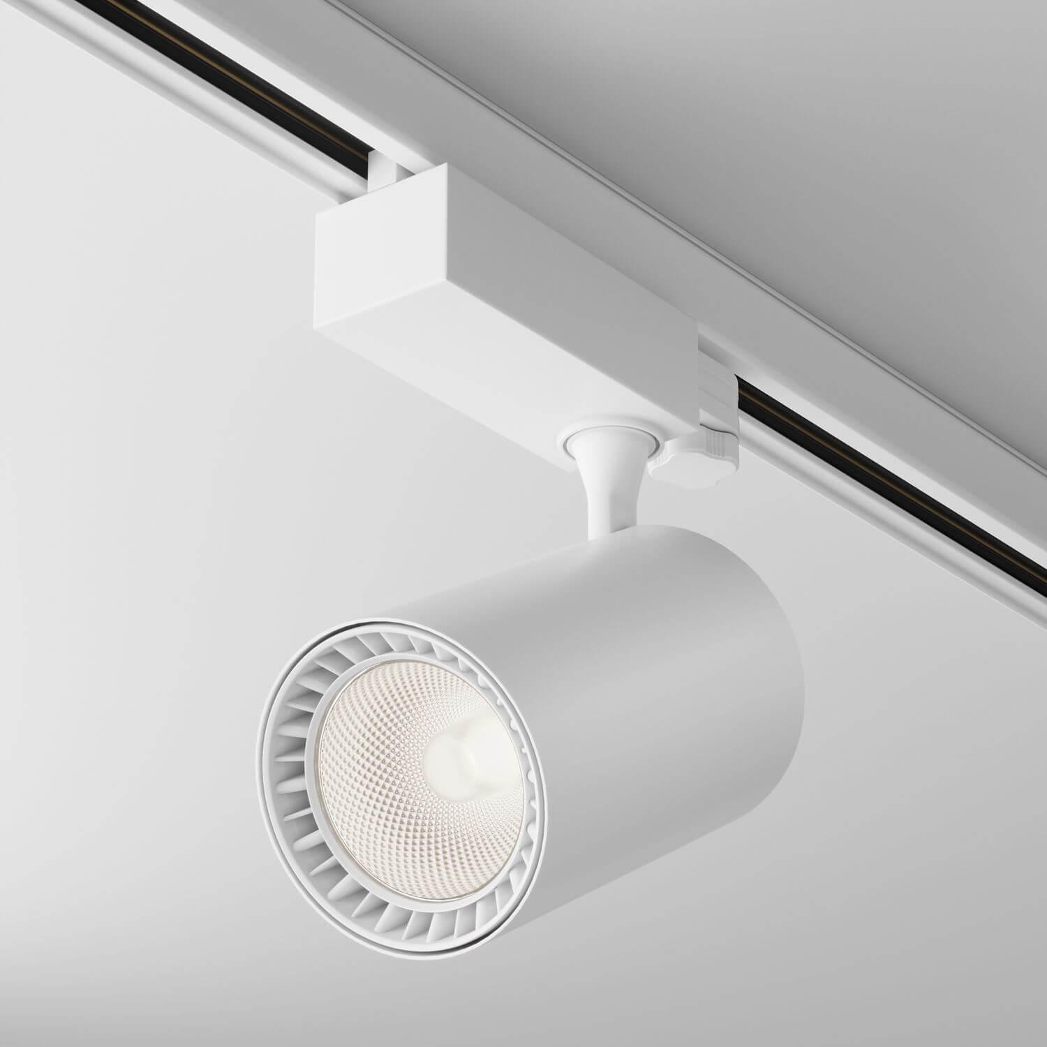 Thumbnail - Maytoni, Wandleuchte + Deckenleuchte, Vuoro 3-Phasen System TRINITY LED Stromschienenleuchte 20W 4000K Weiss 90Ra Neutra...