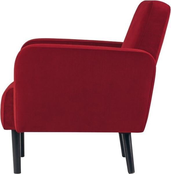 Produktbild Paperflow 2-Sitzer Sofa LISBOA rot schwarz Stoff (2-Sitzer)