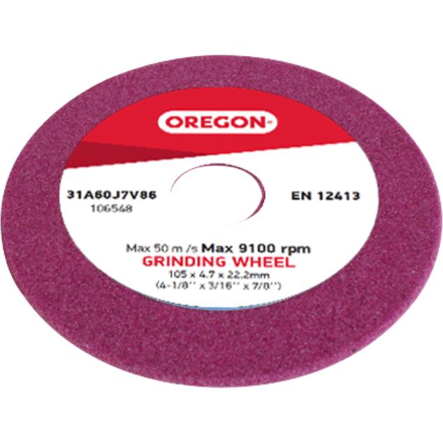 Oregon, Abrasivi, Mola diametro 105 x spessore 4,7 x foro 22,2 mm per Mini Jolly