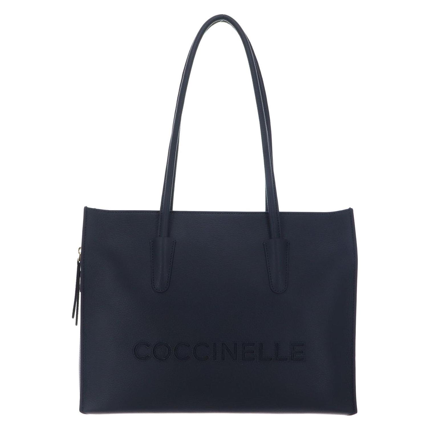 Coccinelle, Damen, Handtasche, Myrtha26 Handbag Grained Leather, Blau