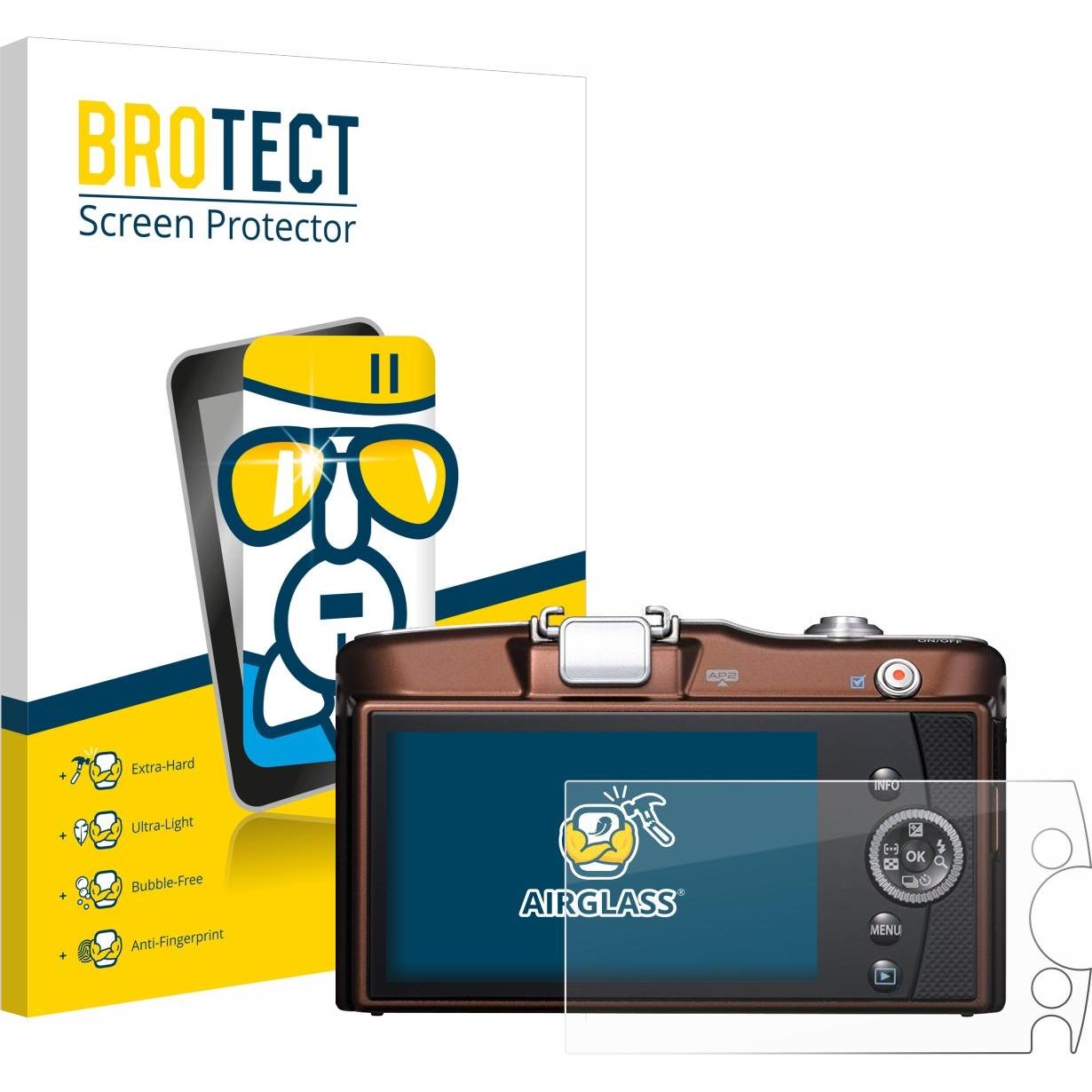 BROTECT AirGlass Panzerglasfolie (Displayschutz), Kameraschutz, Transparent