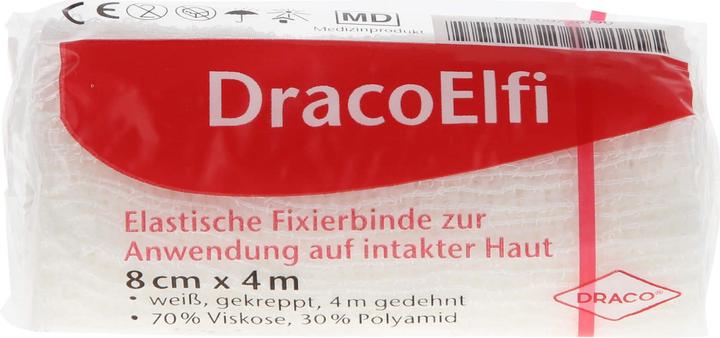 Dr. Dry DracoELFI Elast.Fixierbinde gekreppt 4mx8cm cello, 1 St BIN