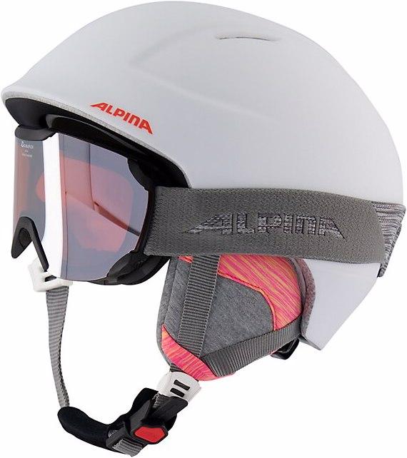 Produktbild ALPINA SPORTS Chute Skihelm + Thaynes Brille (57 - 61 cm, L)