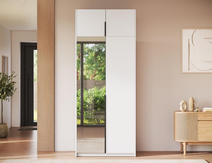 Produktbild ADRK Furniture Alera II mit Aufsatz – Drehtürenschrank (100 x 58 x 250 cm)