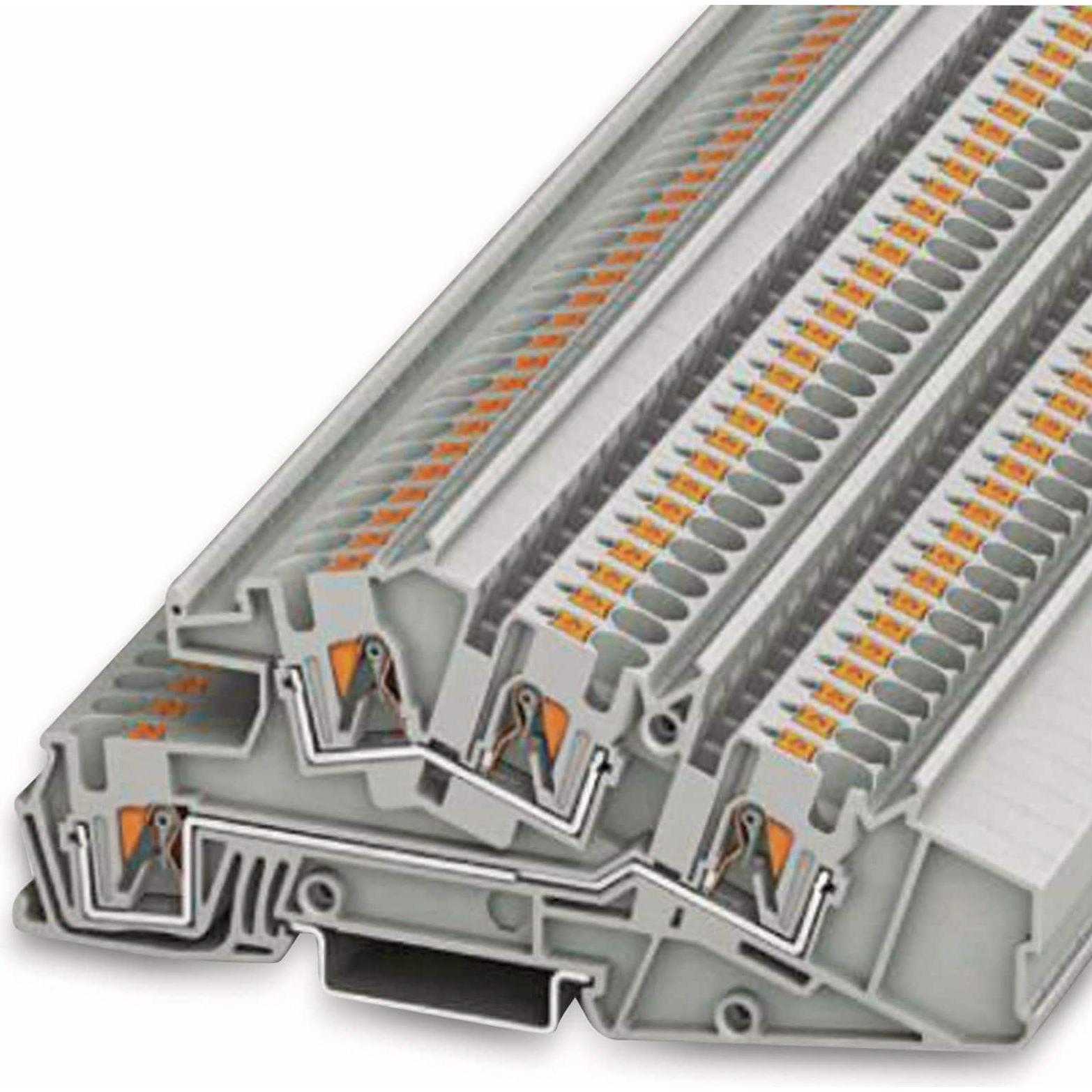 Phoenix Contact Installationsetagenklemme, Elektronikkabel + Stecker, Grau