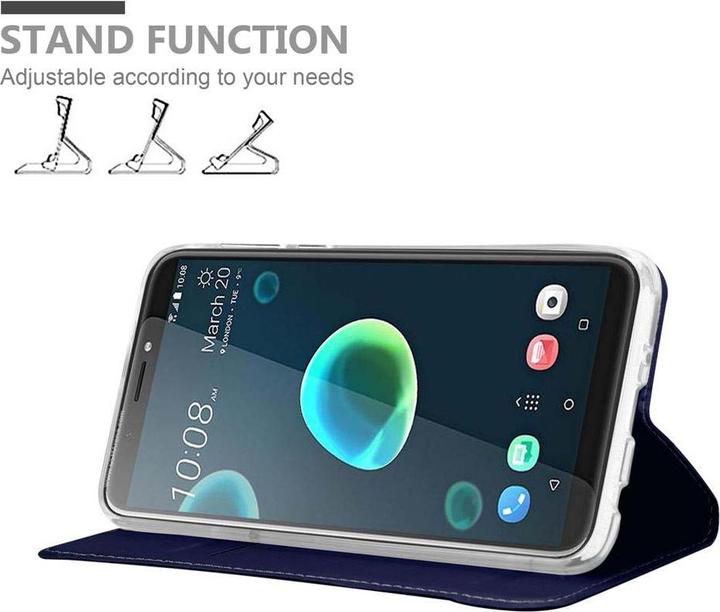 Produktbild Cadorabo Book Classy Style Cover (HTC Desire 12+)