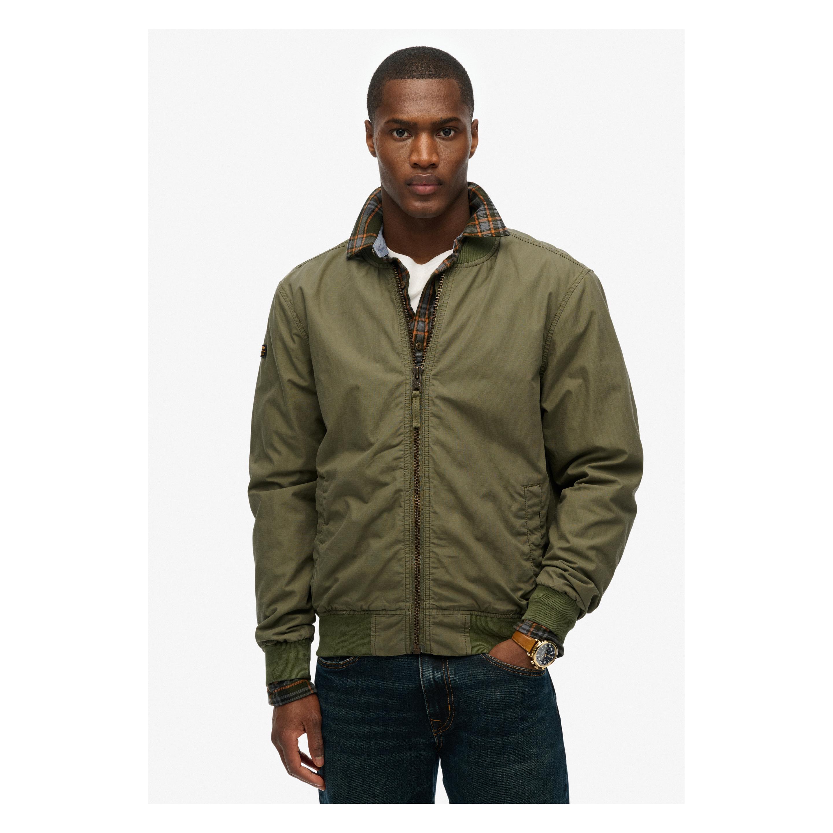 Superdry, Herren, Leichte Jacken, Leichte MA1 Bomberjacke, Grün, (M)