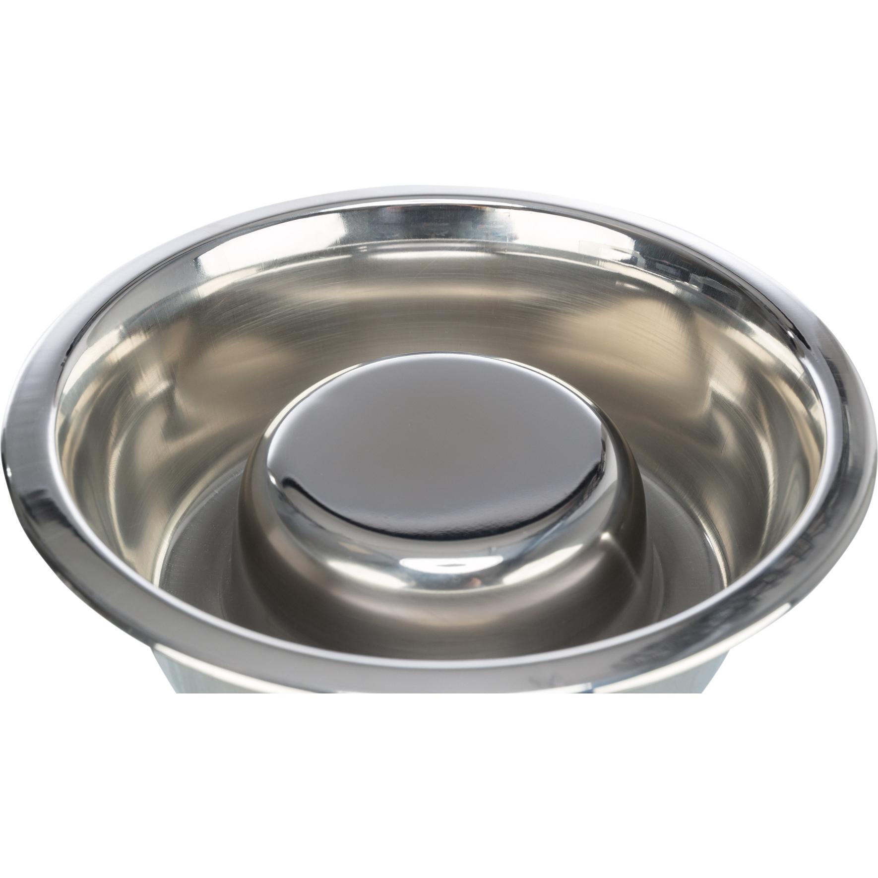 Trixie Voerbak Hond Slow Feeding Rvs (1.50l), Gamelle