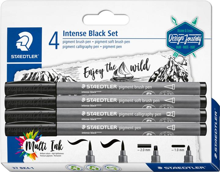 Immagine prodotto Staedtler Set nero intenso 4 pezzi (4x)