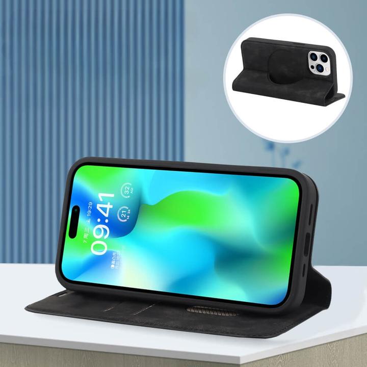 Immagine prodotto Cover-Discount iPhone 15 Pro - Custodia MagSafe Flip RFID nera (Apple iPhone 15 Pro)