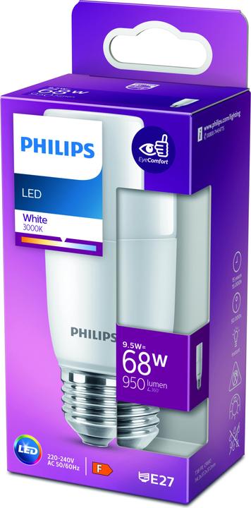 Image du produit Philips Lampe 9,5 W (68 W) E27 Blanc chaud (E27, 9.50 W, 950 lm, 1 x, F)