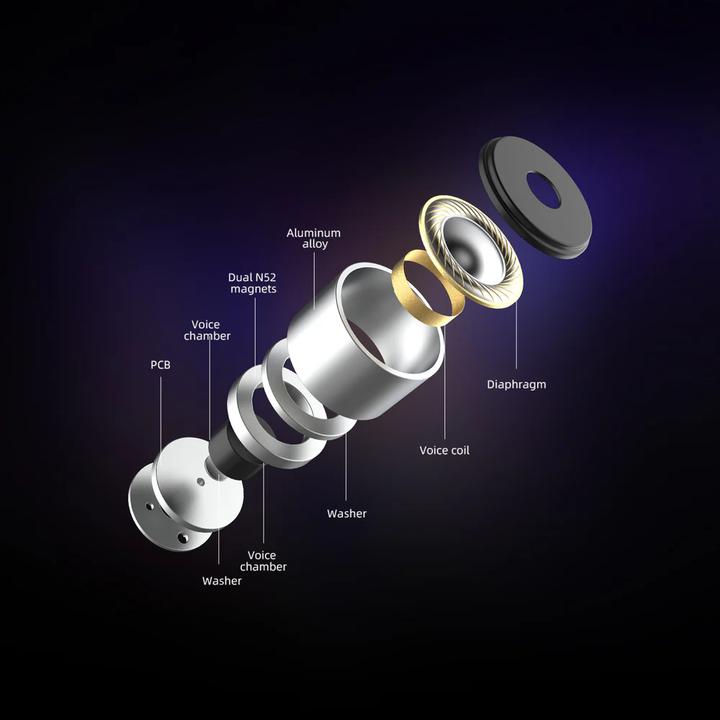 Actual product image Hidizs MS2 (Purple) (Cable)