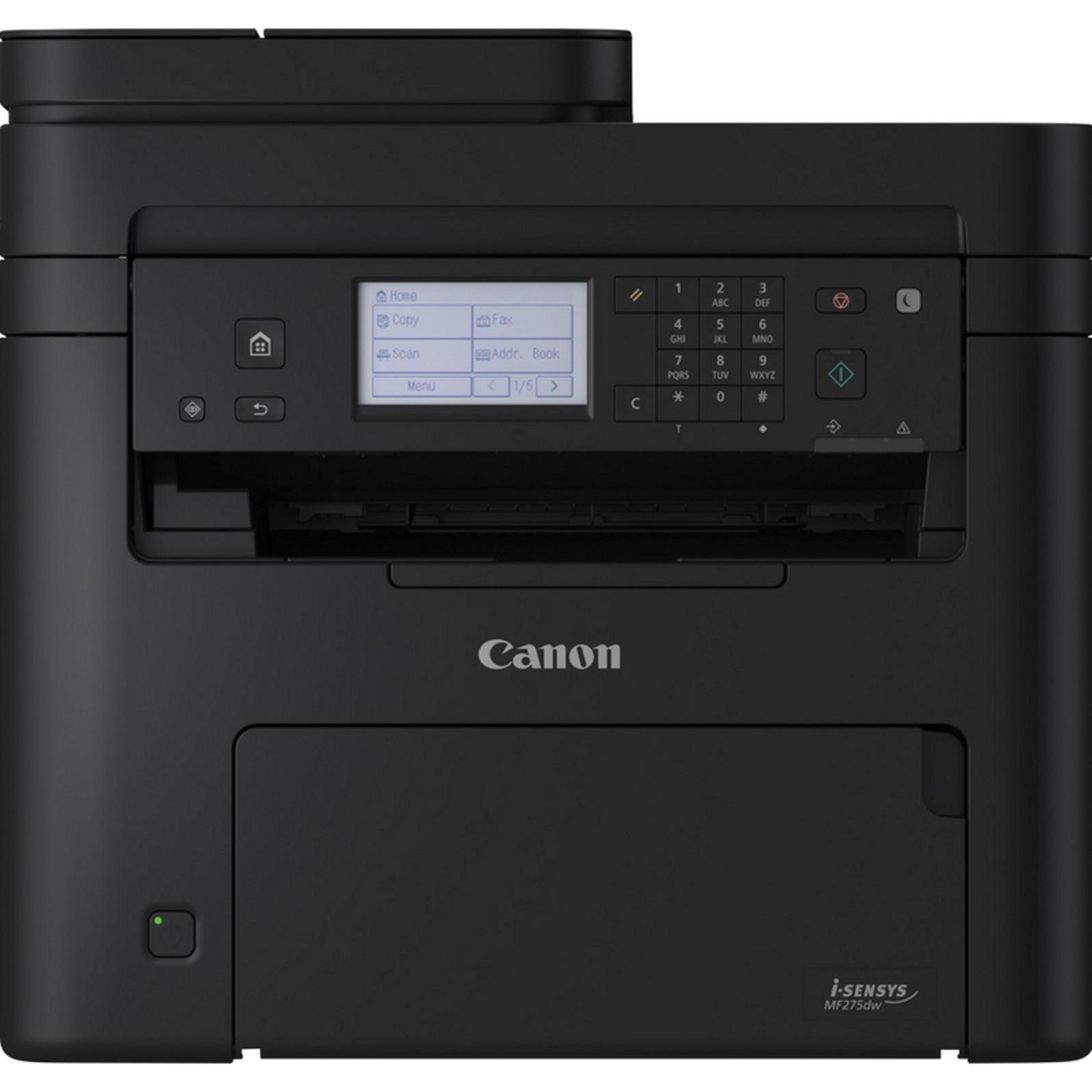 Canon Nero I-Sensys Mf275dw Mfp A Colori 4In1 (Laser, Bianco E ), Stampante,