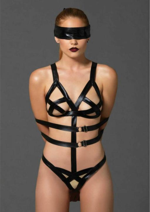 Produktbild Leg Avenue Stringbody mit Armstraps (L, M, S)