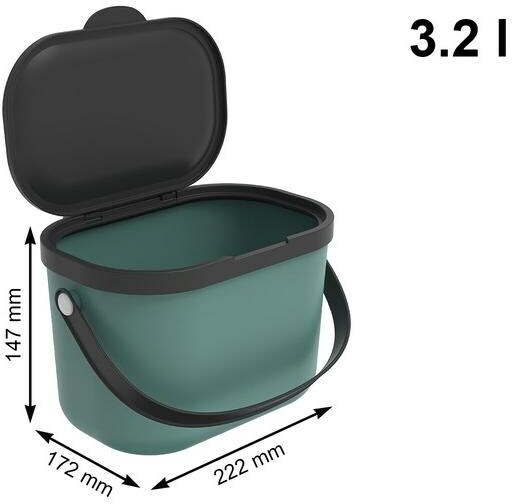 Immagine prodotto Rotho Contenitore per rifiuti organici da 3,2 l ALBULA (3.20 l)