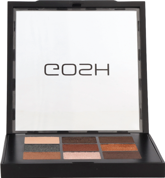 Actual product image Gosh Eyedentity Eyeshadow Palette 003 BE HAPPY with 9 Perfectly Coordinated Matte and Metallic Shades - V (003)